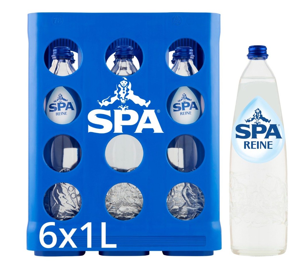 Spa Reine Blauw Koolzuurvrij Glazen Fles 6x1lt